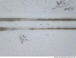 Photo Textures of Road Snowy